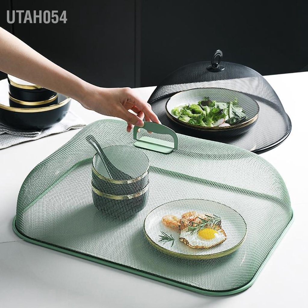 Lồng Bàn Lưới Bọc Thức Ăn Xoay 180 Độ Có Tay Cầm Tiện Dụng