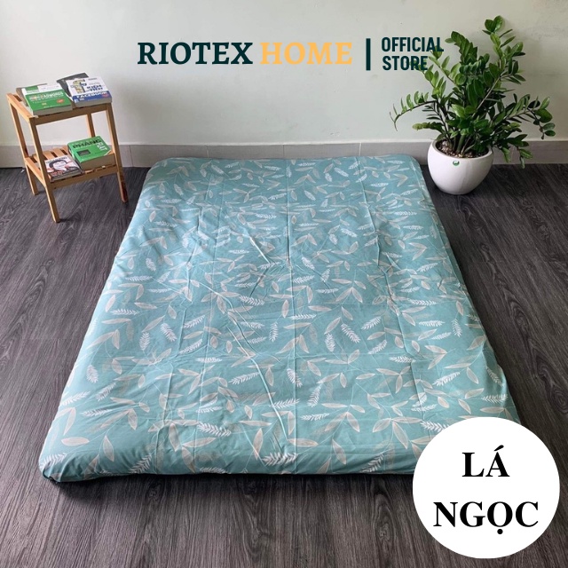 Áo Bọc Nệm Topper 2 Mặt RIOTEX Có Khóa Kéo, Kích Thước 1m/ 1.2m/ 1.4m/ 1.6m/ 1.8m