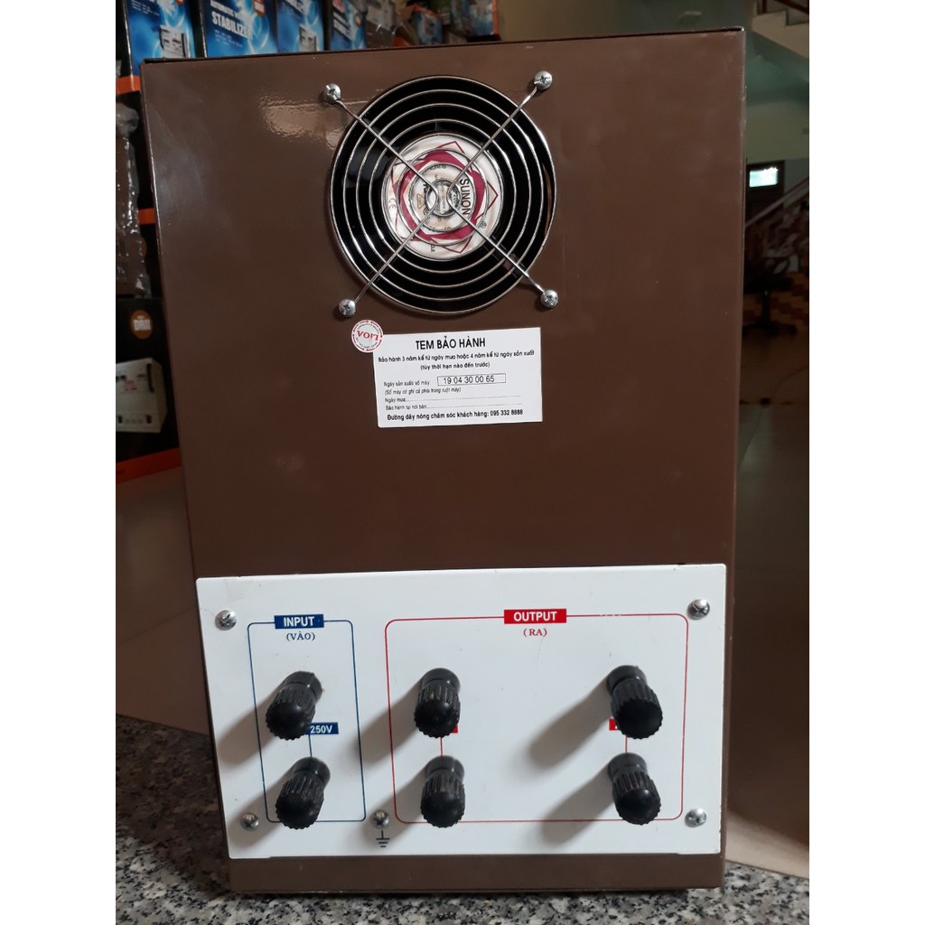 ỔN ÁP LIOA 15KVA-1PHA 90V-250V