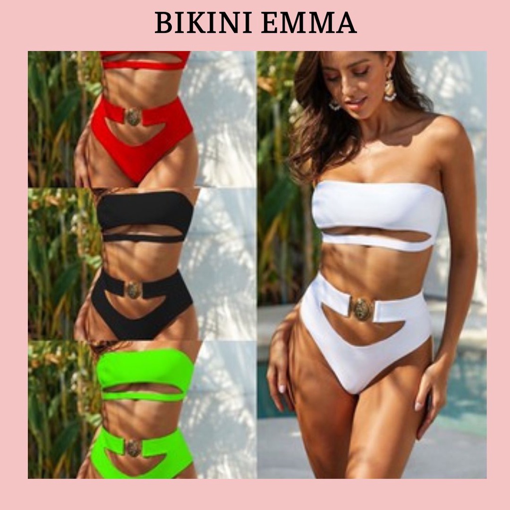 Bikini phối đai khoen tròn hot 2021 (ảnh thật)
