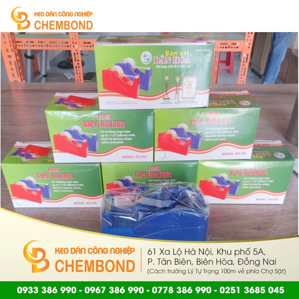 Dụng Cụ Cắt băng keo dính để bàn Dân Hoa No.350