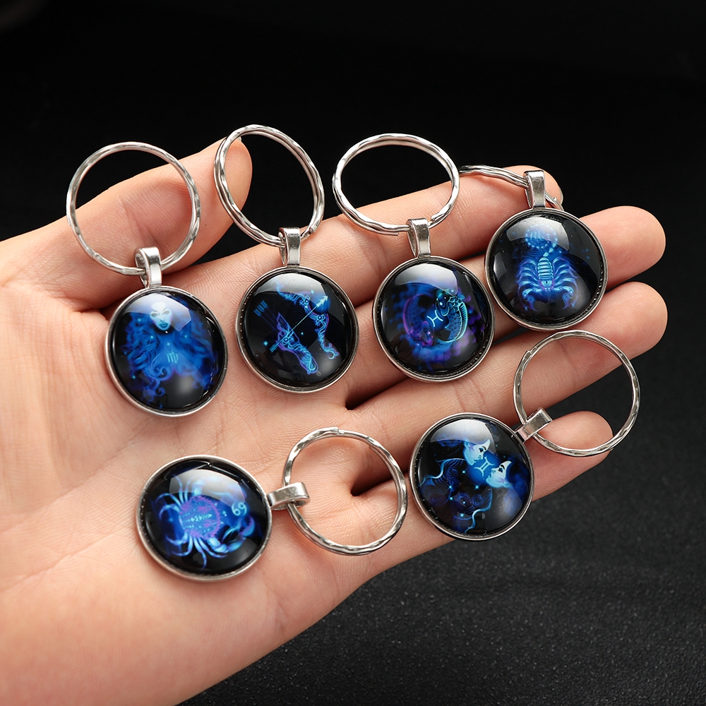 MAYSHOW Thời trang Double Face Gift Gift Celestial Móc khóa sinh nhật món quà tốt nhất