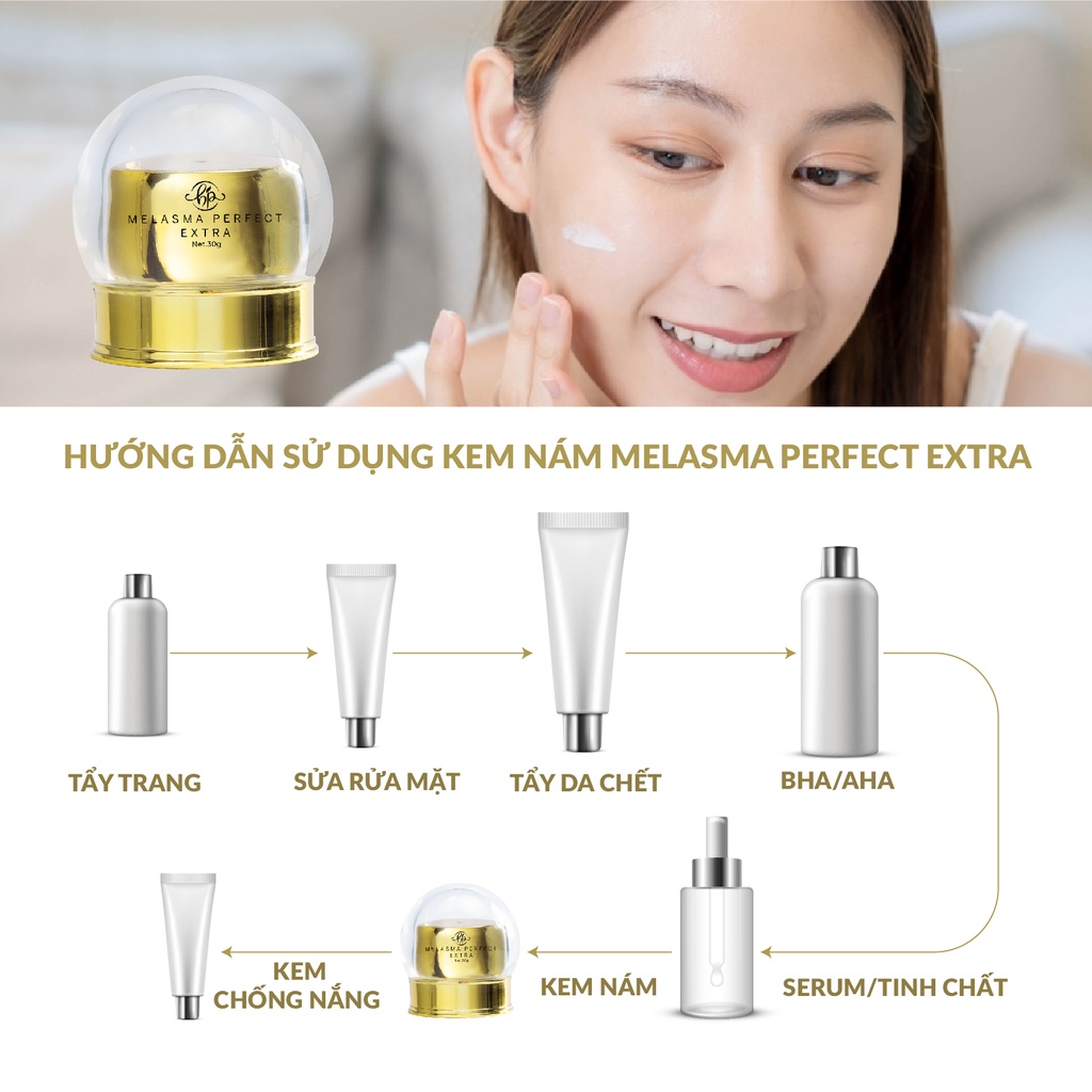 Kem nám Melasma Perfect Extra Huyền Phi 25g