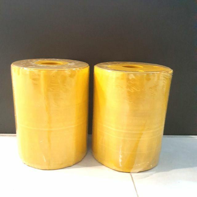 BẪY CÔN TRÙNG DẠNG CUỘN MÀU VÀNG 20cm x50 mét . Dính 2 mặt