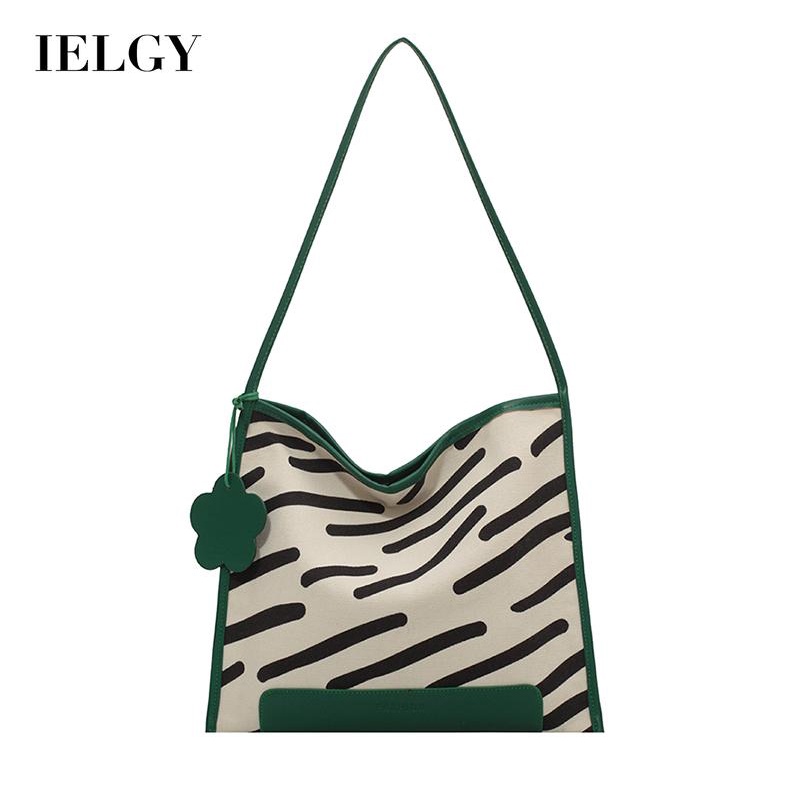 IELGY Túi Đeo Vai Vải canvas Dung Tích Lớn Thời Trang Cho Nữ