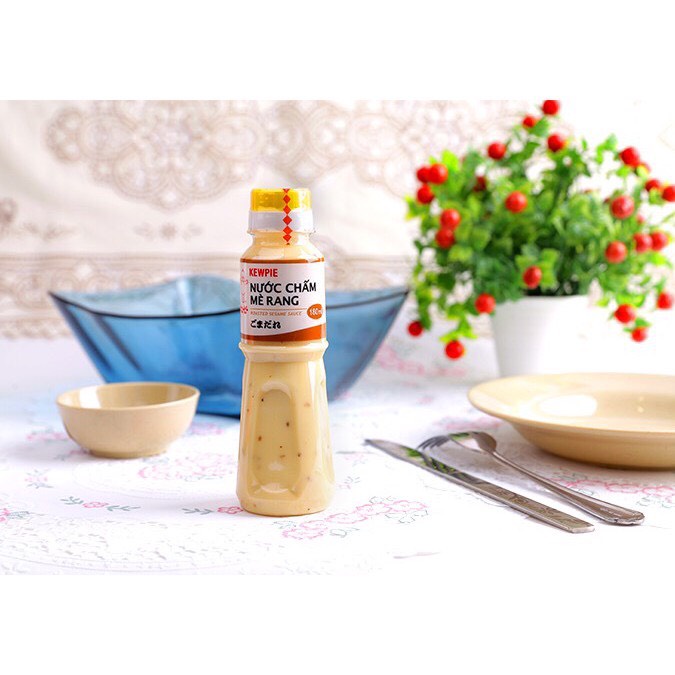 [Giao Hoả Tốc HCM]Sốt Mè Rang Kewpie 180ml - Chấm rong nho,rau.. - Hỗ trợ Ăn Kiêng