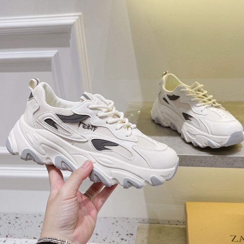 Giày thể thao sneaker pha viền đế cao siêu nhẹ fullbox hàng quảng châu cao cấp