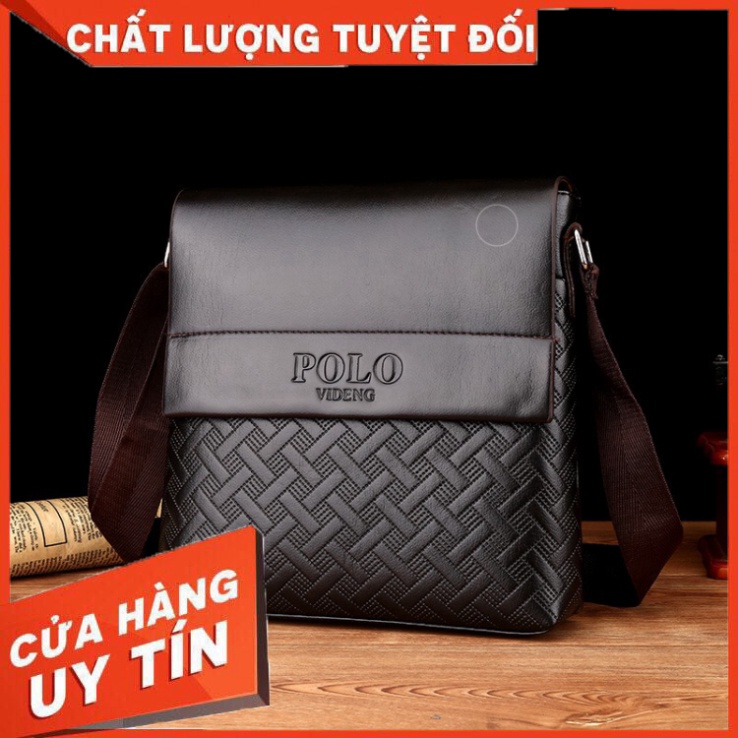 TÚI XÁCH NAM ĐEO CHÉO PL DA PU QUAI VẢI 3 MẪU CỰC ĐẸP HH 109 - Hàng nhập khẩu