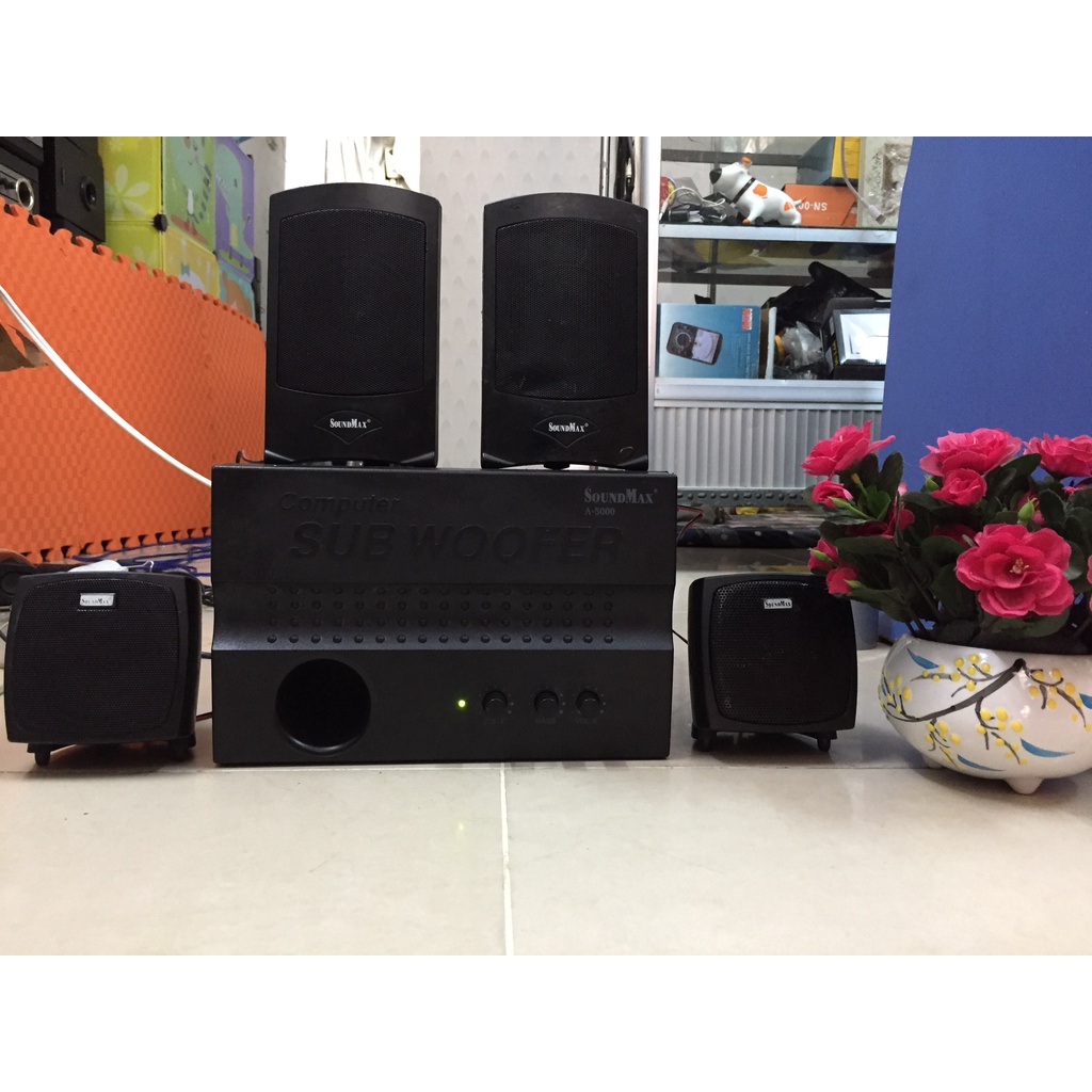 SOUNDMAX 4.1 5000 màu đen, còn mới giá rẻ