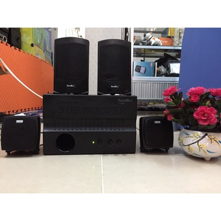 HÀNG CŨ -BỘ LOA SOUNDMAX 4.1 5000/A4000 màu đen/Trang, còn mới giá rẻ