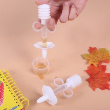 Dụng cụ bón thuốc, bón sữa sử dụng nhiều lần dạng xilanh cho bé dung tích 5ml