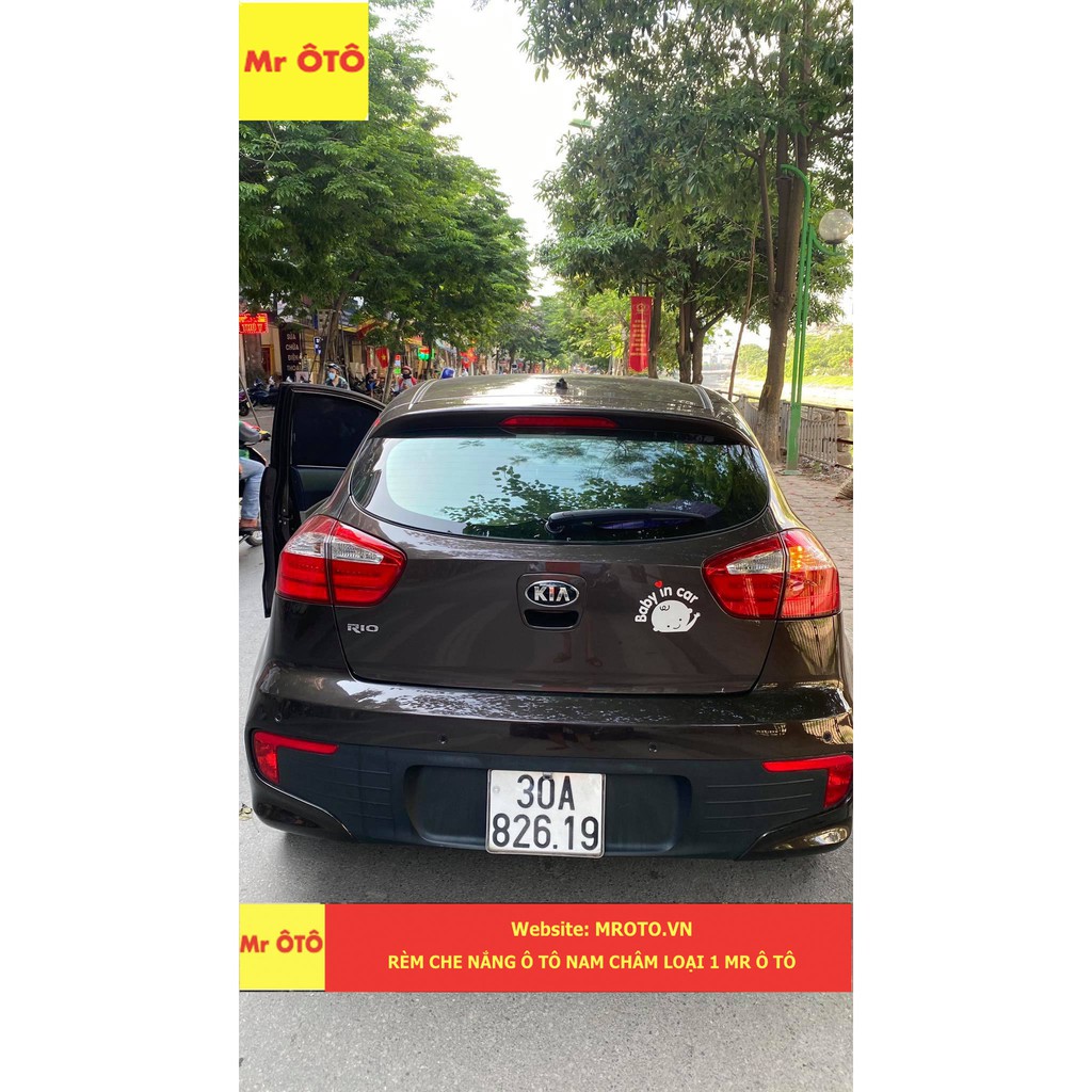 Rèm Che Nắng Xe Kia Rio Hatback Hàng Loại 1 MR Ô TÔ