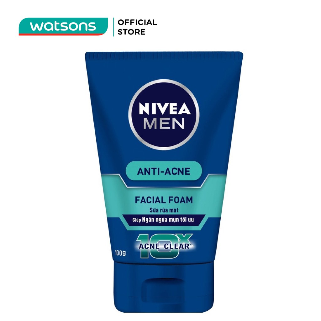 Sữa Rửa Mặt Nam Ngừa Mụn Nivea 100g