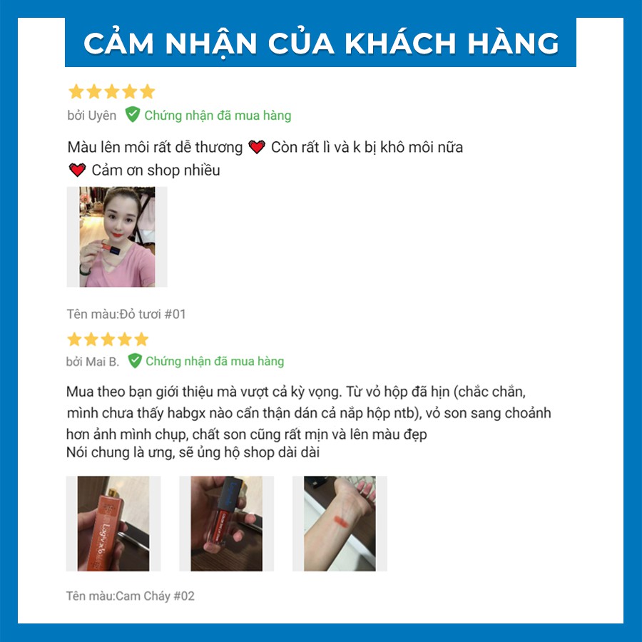 Son kem lì Hàn Quốc Lagivado lên màu chuẩn, lâu trôi Color Dye Lip Stain dạng nước – 04 màu son đẹp 4,5g | BigBuy360 - bigbuy360.vn