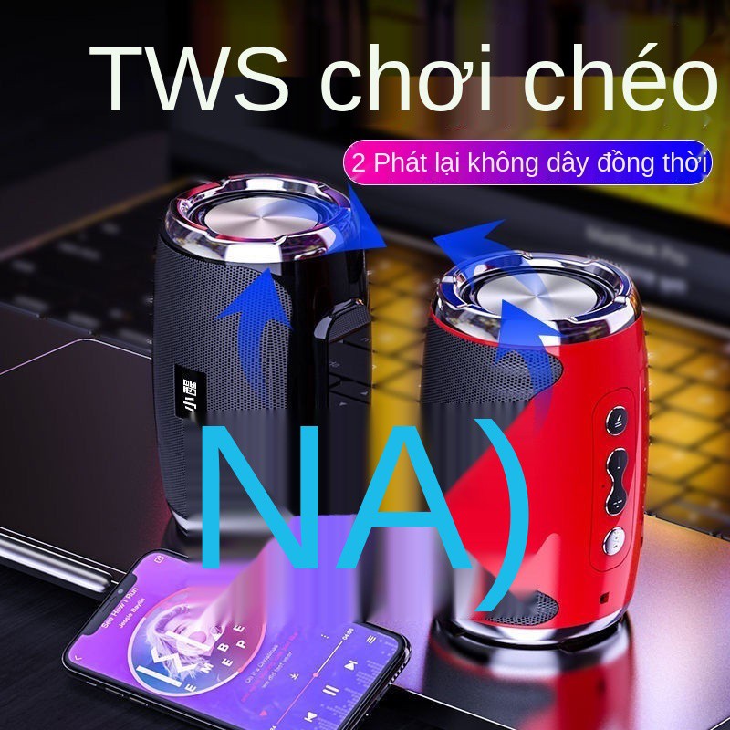 Xiao Xing F5 loa bluetooth không dây AI thông minh, âm lượng lớn, siêu trầm màng kép, thẻ cắm ngoài xe hơi, nhỏ