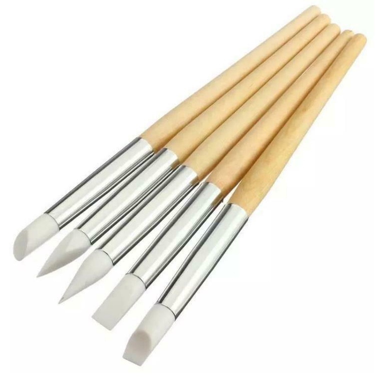 Bộ 5 Bút Vệ Sinh Mặt Đồng Hồ Đầu Cao Su Chống Trầy Xước