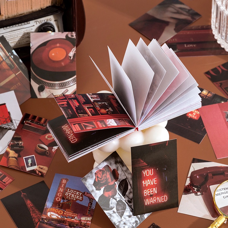 Set 50 Miếng Dán Mini Dùng Trang Trí Album Ảnh/ Sổ Tay Độc Đáo DIY
