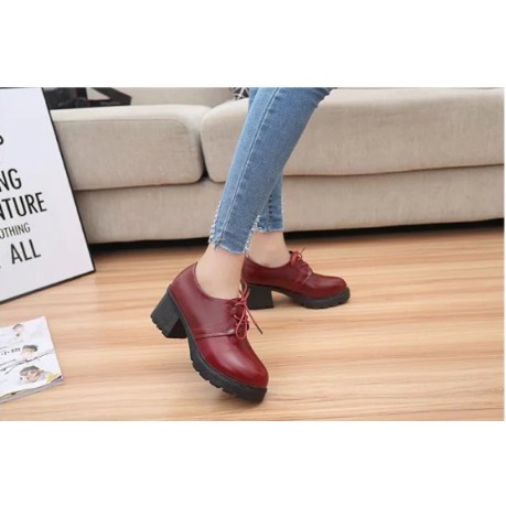 giày oxford nữ đế cao, giày oxford hàn quốc cao gót | BigBuy360 - bigbuy360.vn
