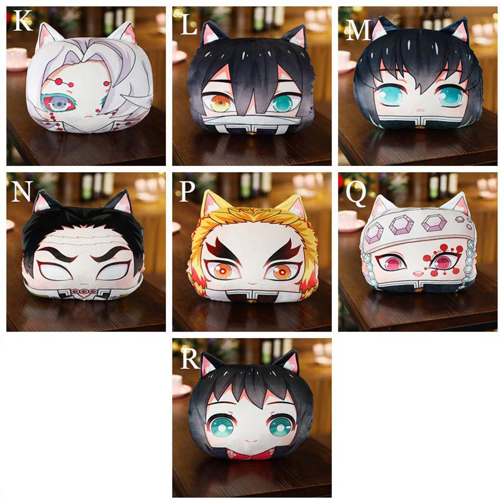 Gối Giữ Ấm Tay Nhồi Bông Tanjirou Zenitsu Kimetsu No Yaiba Inosuke Giyuu 15H