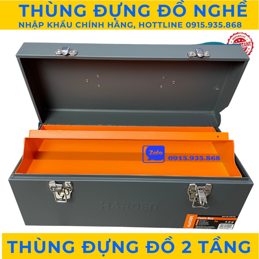 Thùng đựng đồ nghề, thùng đựng đồ harden 2 tầng, bảo tín official store