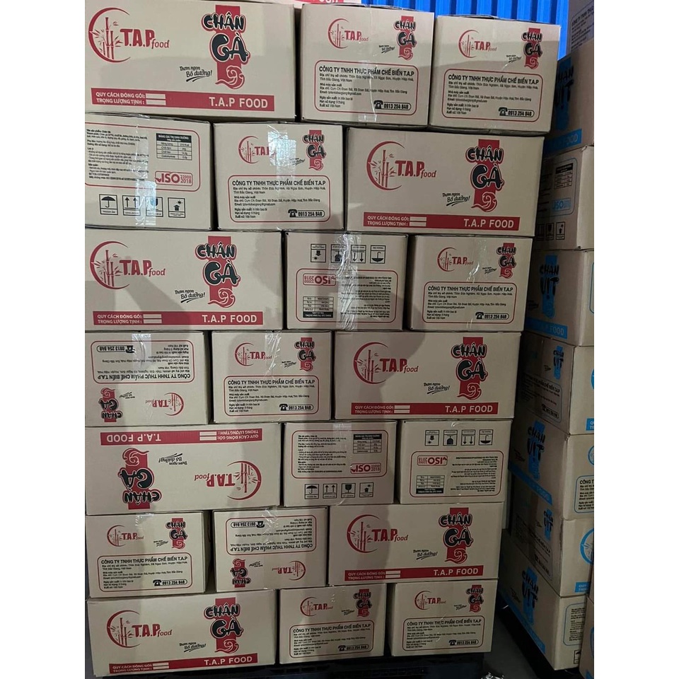 Bịch 50 Cái Chân Gà T.A.P / Chân Gà Cay Tứ Xuyên 32gr/40gr/50gr