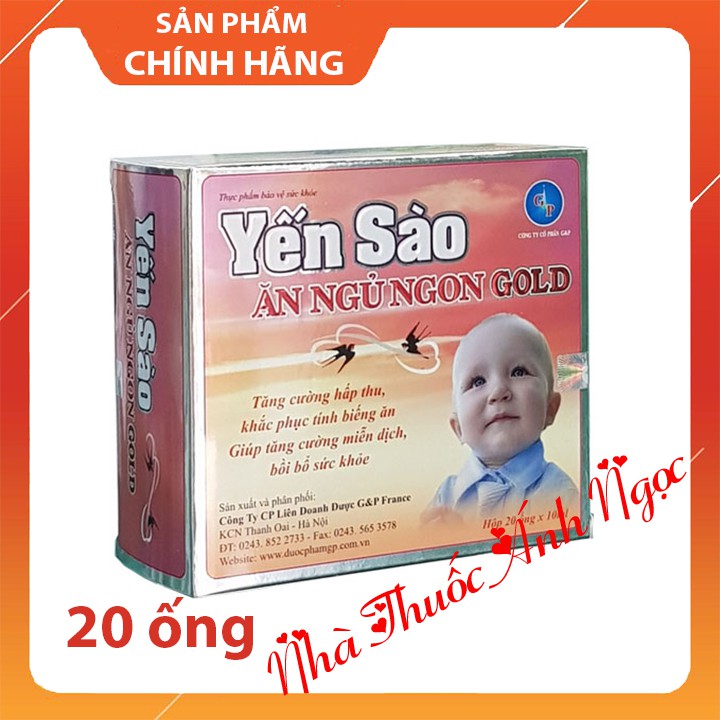 Yến sào ăn ngủ ngon mum mum tăng cường tiêu hóa khắc phục tính biếng ăn