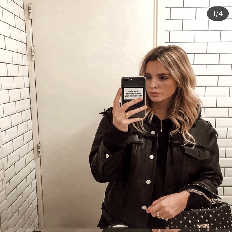 Ốp điện thoại trong suốt hình social media seriously harms your mental health cho IPHONE X XS MAX XR 11 8 7PRO MAX