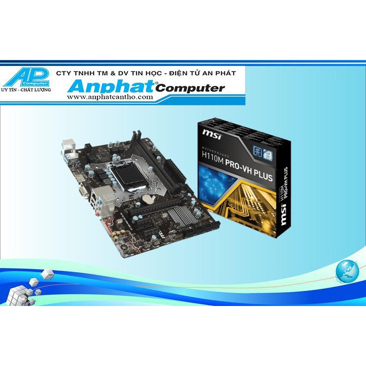 Bo mạch chủ Main MSI H110M-PRO-VH Plus socket 1151 - Hàng Công TyBảo hành 36 tháng