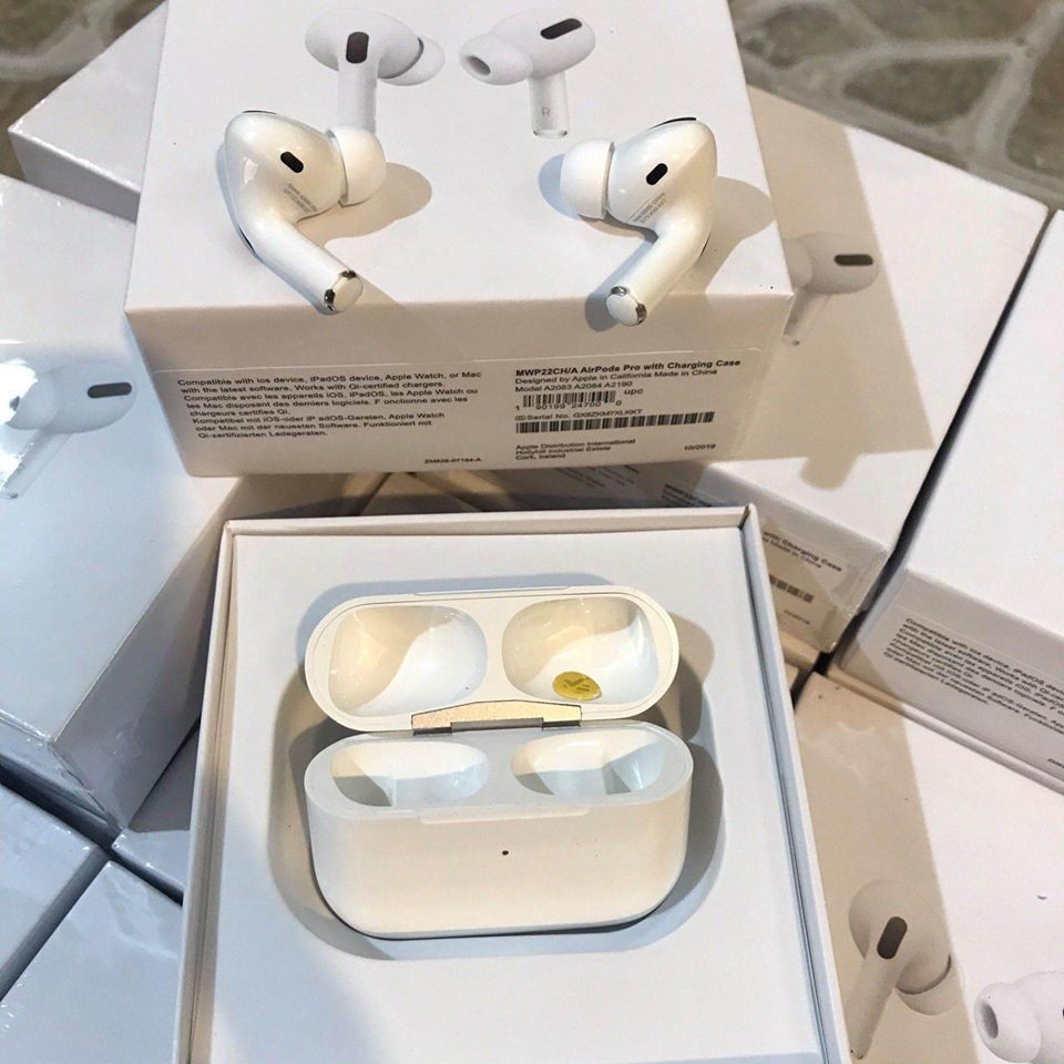 Tai nghe Airpods pro chip Louda full chức năng định vị đổi tên, điều khiển cảm ứng, sạc không dây, xuyên âm, chống ồn