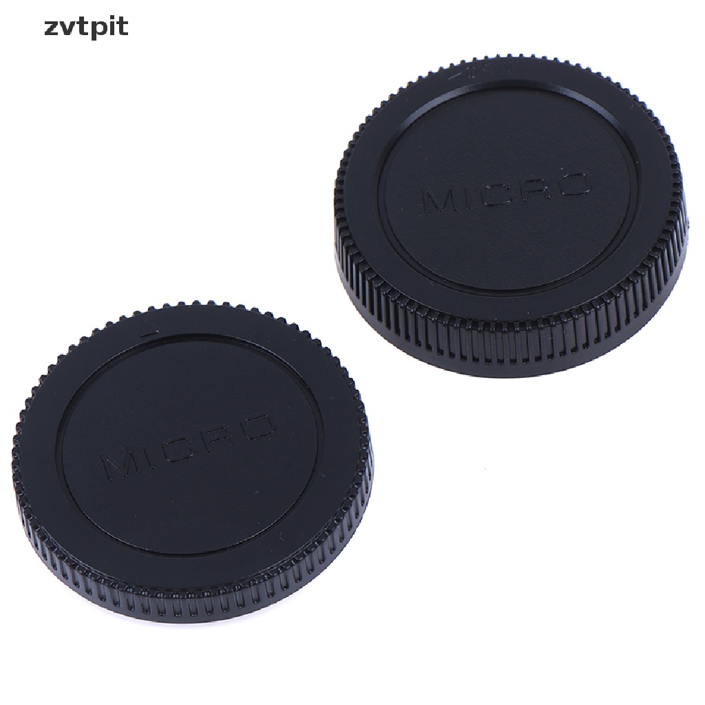 [ZVPT] Body+Rear Lens Cap Cover Protective Case For Olympus M4/3 Camera Accessory Black DSF