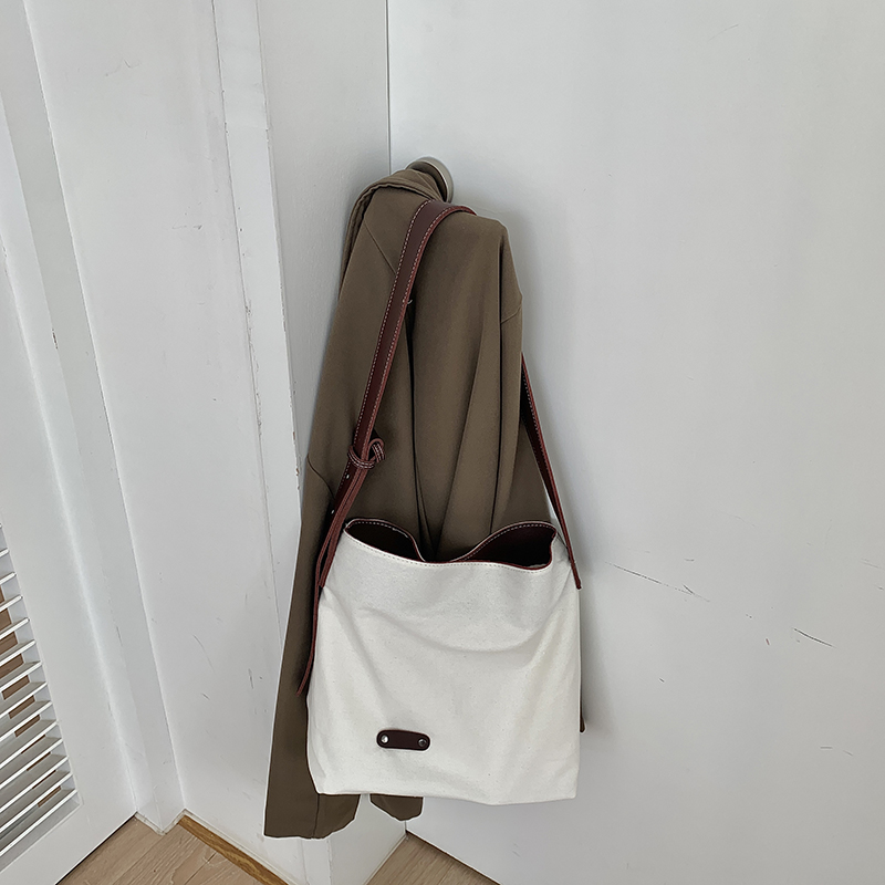 IELGY Túi Xách Đeo Vai Bằng Vải Cỡ Lớn Thời Trang Dành Cho Nữ