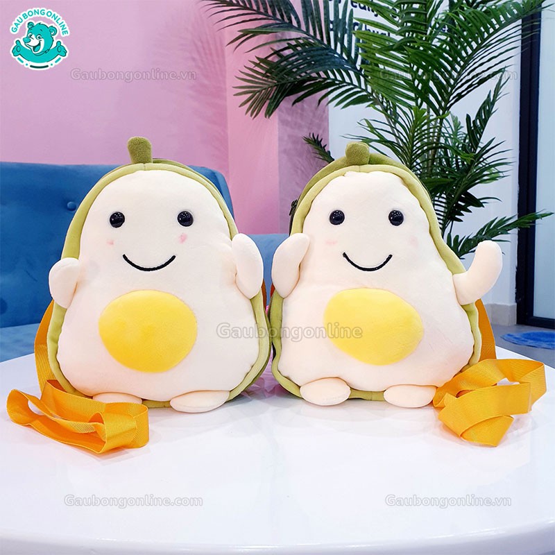 Túi Đeo Chéo Quả Bơ Nhồi Bông Dễ Thương Cao Cấp Gấu Bông Online