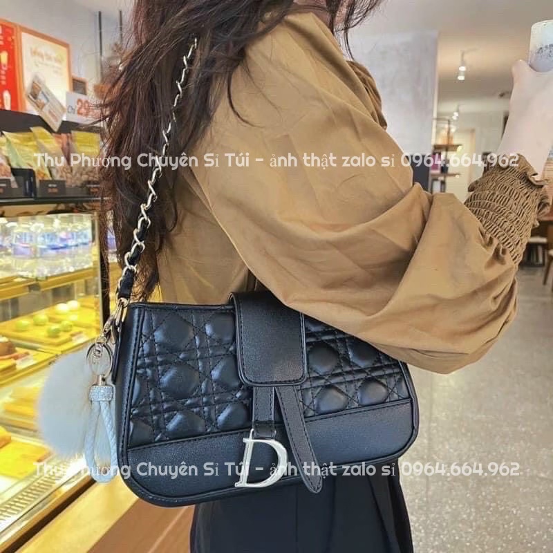 Túi kẹp nách, đeo chéo trần ô tag treo D hàng loại 1 để vừa điện thoại