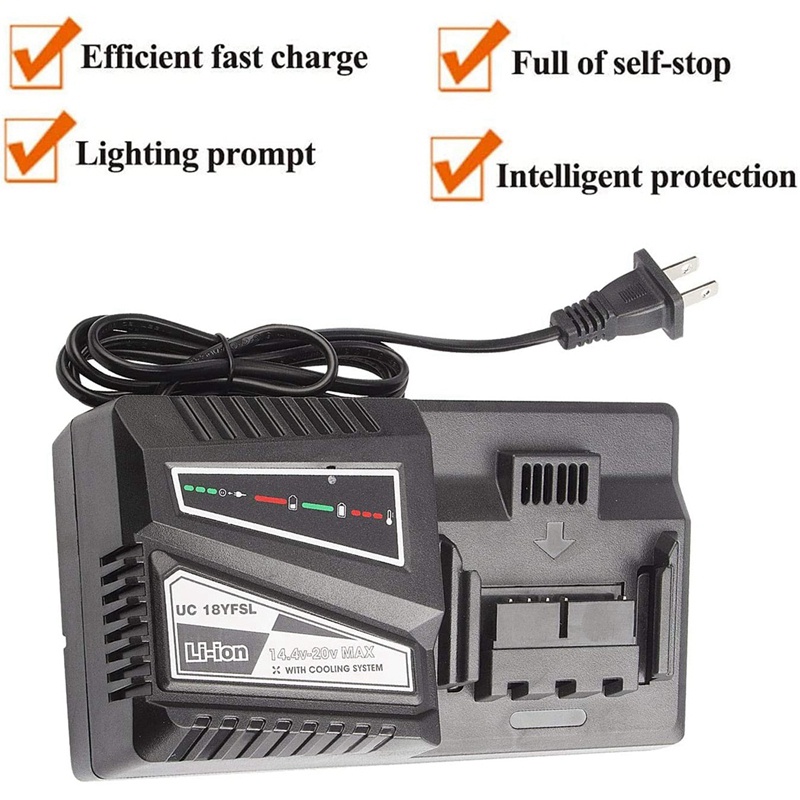 Cục Sạc Pin Li-Ion Uc18Ysl 4.5A Cho Pin Hitachi 14.4V 18V BSL1815 BSL1820 BSL1830