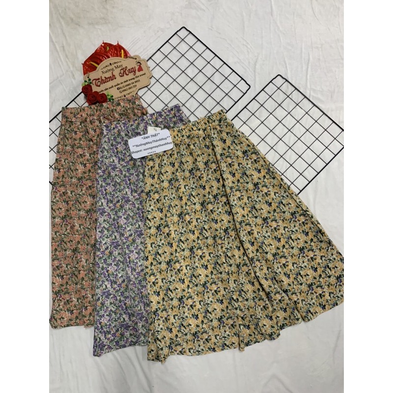 chân váy hoa, chân váy xoè hoa nhiều hoạ tiết | BigBuy360 - bigbuy360.vn