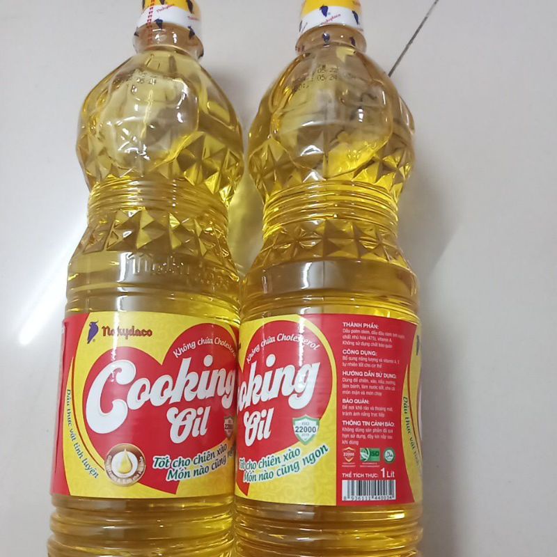 Dầu ăn Nakydaco con két xanh.