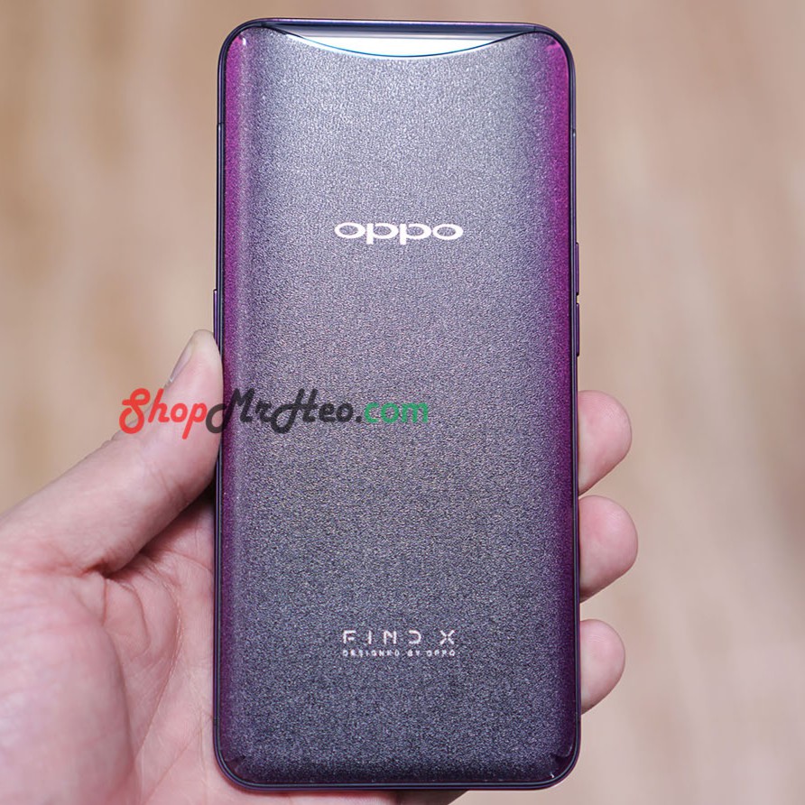 Bộ 3 Skin Dán Mặt Lưng Vân 3D OPPO Find X - Carbon, Hình Hộp, Nhám