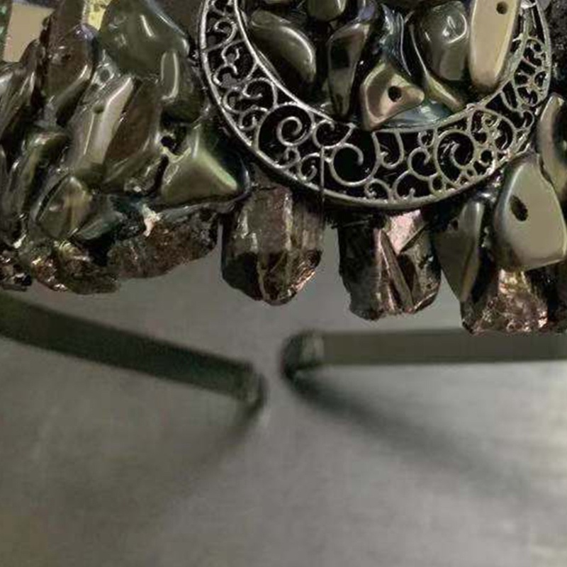 Flgo Phụ Kiện Tóc Hình Vương Miện Đính Pha Lê Lấp Lánh Sang Trọng