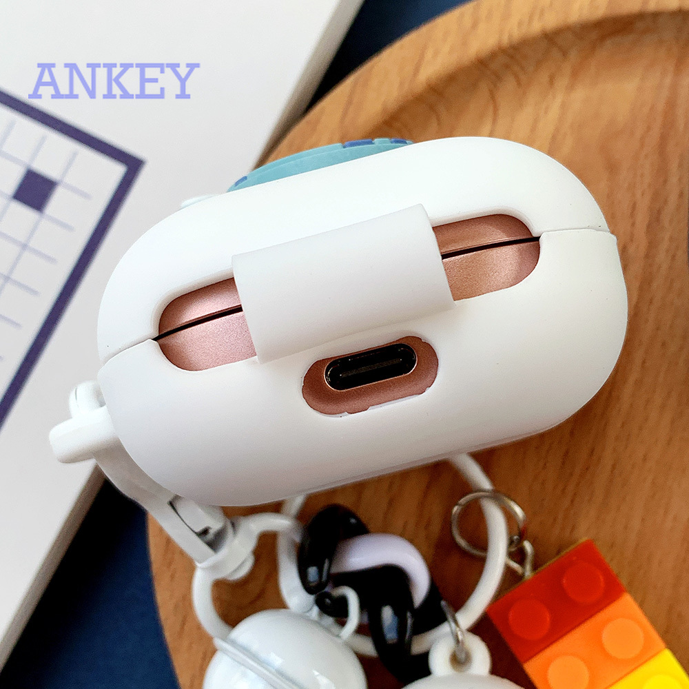 Samsung Galaxy Buds Live / Buds Pro / Buds 2 / Buds + Plus Bộ vỏ bảo vệ hộp sạc tai nghe kèm móc khóa cho