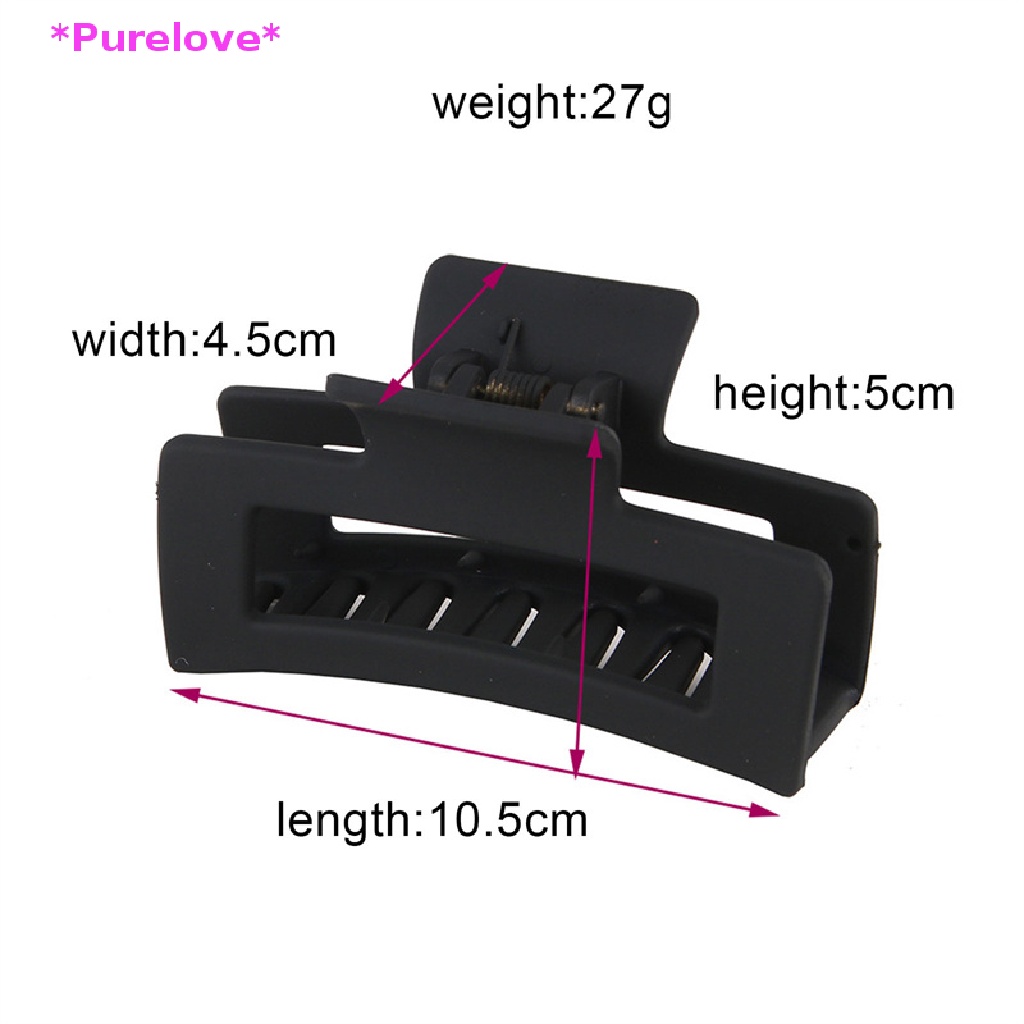 Kẹp Tóc Càng Cua Bằng Nhựa Thời Trang Cho Nữ Mới