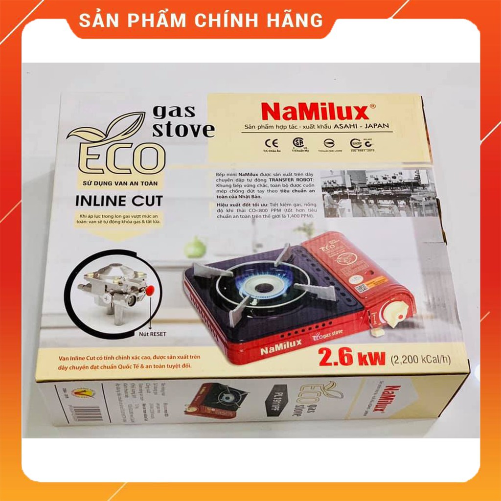 Bếp Ga Du Lịch,Bếp Ga Mini, Bếp Gas Đơn Namilux Chống Cháy Nổ