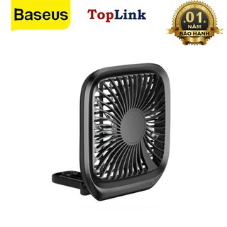 Quạt Mini Để Bàn Hoặc Gắn Ghế Sau Ô Tô Baseus Với 3 Tốc Độ Làm Mát Sử Dụng Nguồn USB Dùng Cho Nhân Viên Văn Phòng, Ô Tô