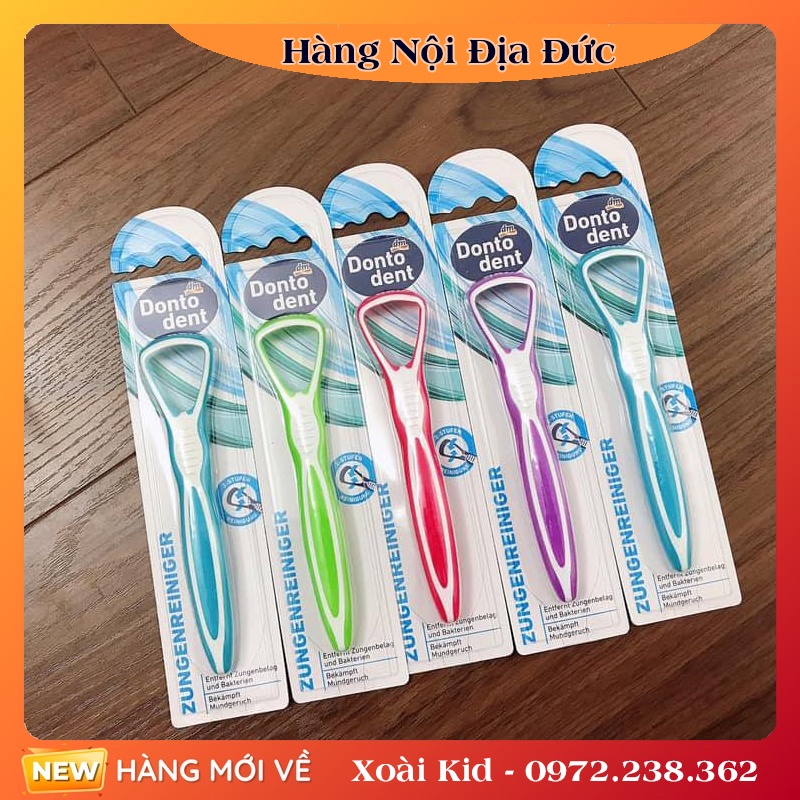 Dụng cụ cạo lưỡi Dontodent nội địa Đức - Date mới nhất