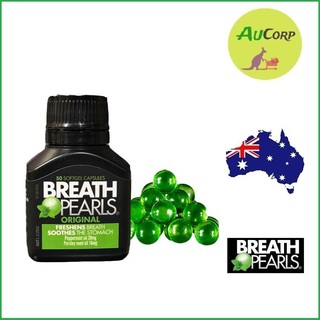 Viên uống thơm miệng Breath Pearls - Hàng Úc - 50 viên