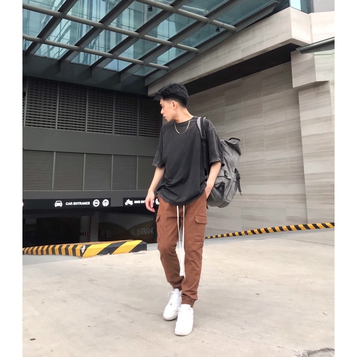 Jogger kaki jean nam, dày dặn, form slim, 3 màu trẻ trung năng động