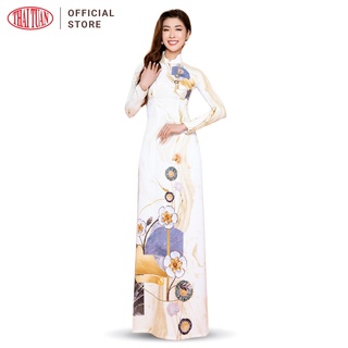 Vải Áo Dài Nữ Thái Tuấn In Họa Tiết Kháng Khuẩn ASBR533039TETE
