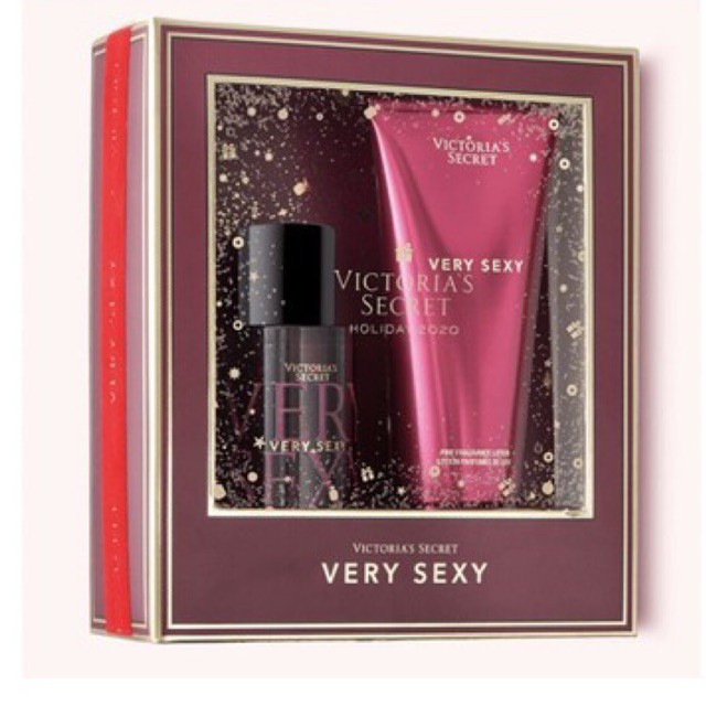 Bộ Sản Phẩm Victoria’s Secret Very Sexy Mist & Lotion (X'mas 2020) | BigBuy360 - bigbuy360.vn