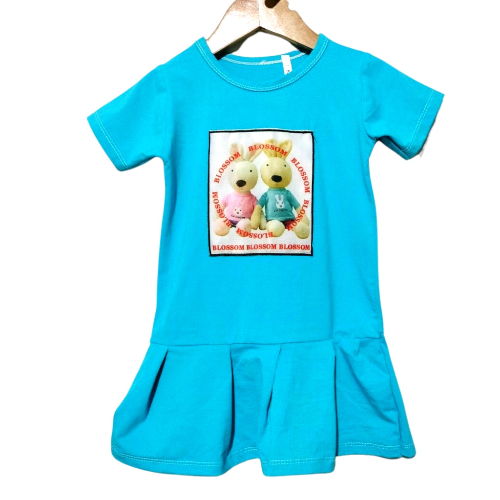 Váy xuông/ Đầm ngắn tay đuôi cá cực xinh cho bé gái 8-30kg