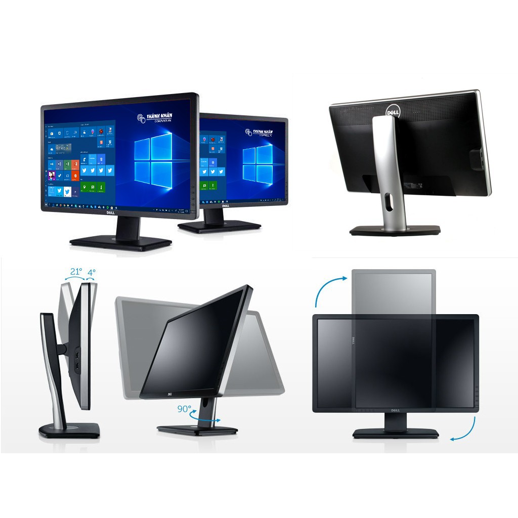 Màn hình DELL Pro P2414H - LED - 24 inch - Full HD  60Hz - Đen/Xám - Bảo hành 6 tháng.
