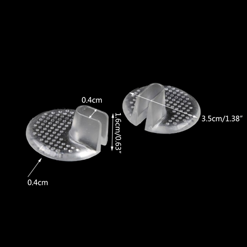 1 Cặp Đệm Silicone Lót Giày Bảo Vệ Ngón Chân